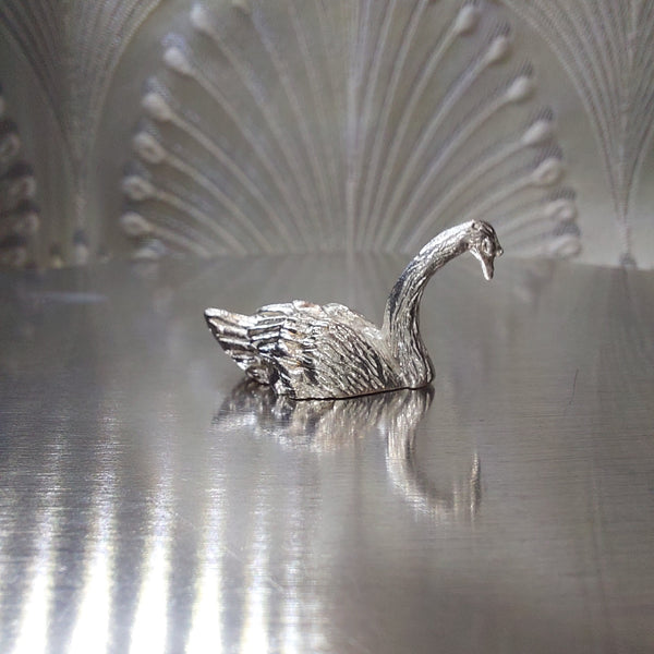 A silver Swan
